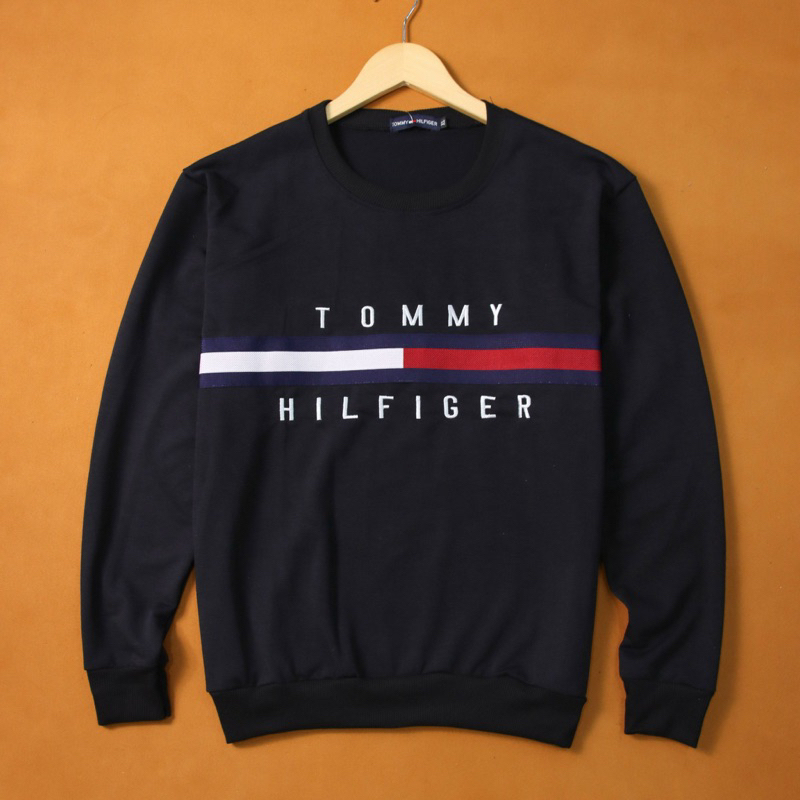 Áo sweater TOMMY dài tay hoạ tiết in chữ to siêu cấp hình in cực nét hàng siêu cấp hot thu đông#Hot #2023