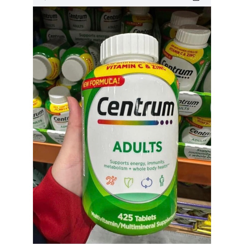 Viên uống Centrum multivitamin cho người dưới 50 tuổi - 425 viên của Mỹ