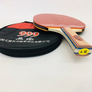 V001 - vợt bóng bàn thương hiệu 999 kèm bao đựng vợt