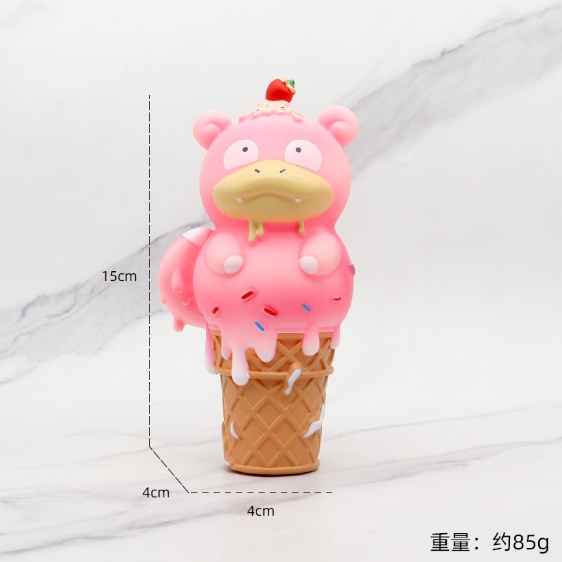Mô Hình Các Nhân Vật Pokemon Ice Cream, Ly Kem Các Mô Hình Pikachu, Bulbasaur Cao 15cm, Full Box, Đồ Chơi Cho Bé