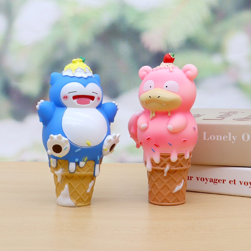 Mô Hình Các Nhân Vật Pokemon Ice Cream, Ly Kem Các Mô Hình Pikachu, Bulbasaur Cao 15cm, Full Box, Đồ Chơi Cho Bé