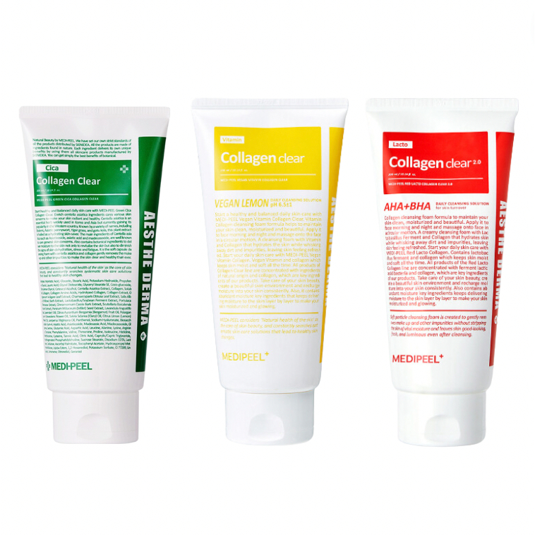 Sửa rửa mặt MEDIPEEL Collagen Clear