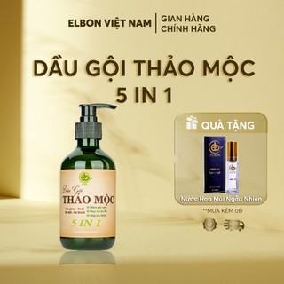 Dầu gội thảo mộc 5 in 1 elbon