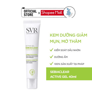 SVR Sebiaclear Active Gel - Kem Dưỡng SVR Active giảm mụn, giảm dầu nhờn cho da 40ml