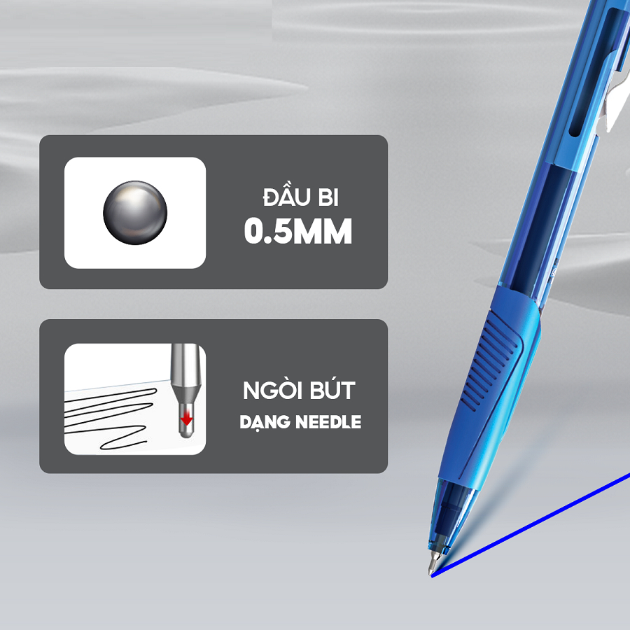 Bút bi Thiên Long TL-095 / Bút TL095 ngòi 0.5mm