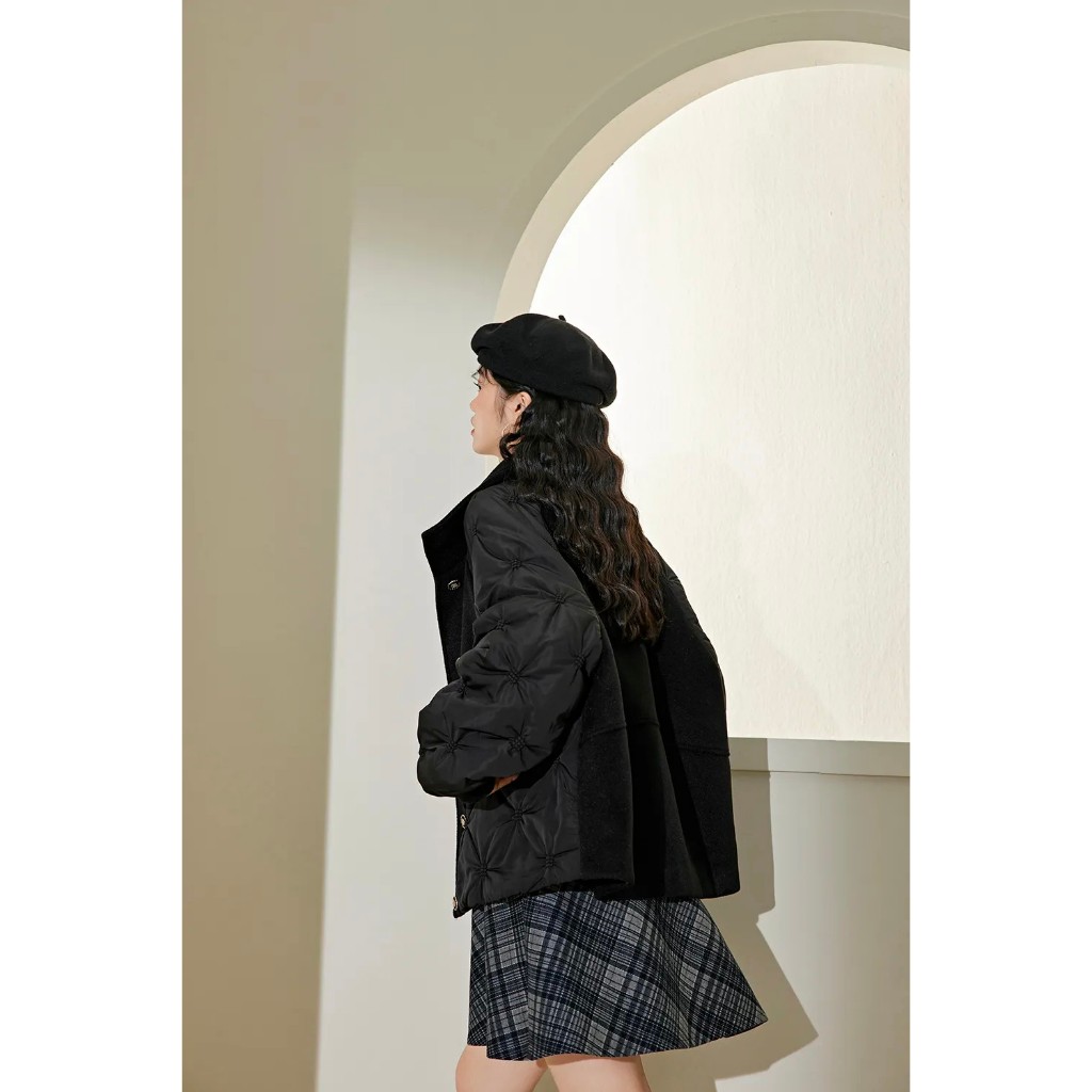 Áo khoác phao phối dạ hàng xuất Kuose