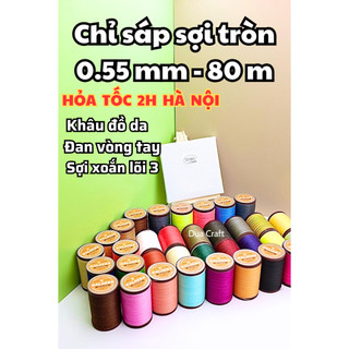 Chỉ sáp 0.55 mm galaces sợi tròn