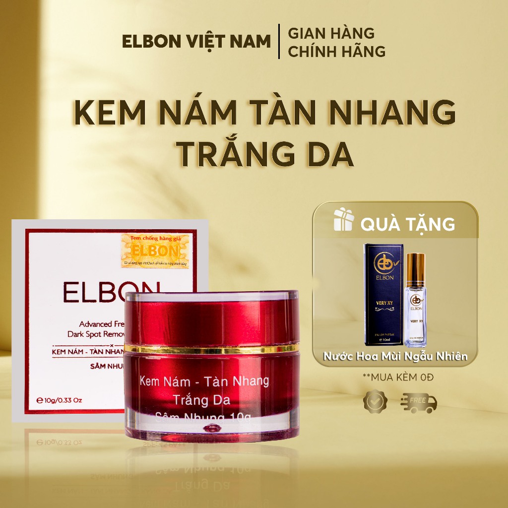 Kem Nám – Tàn Nhang – Trắng Da Elbon, Mờ Thâm Nám, Sạch Tàn Nhang, Da Trắng Mịn