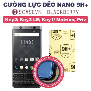 Cường lực dẻo nano trong suốt blackberry keytwo/ bb key2/ bb key2 le/ bb key1/ blackbery keyone/ motion/ priv