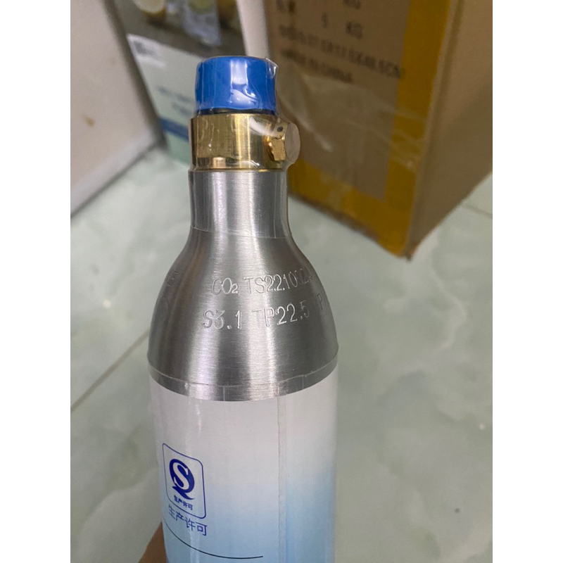 Chai Co2 dùng cho máy Soda phổ thông