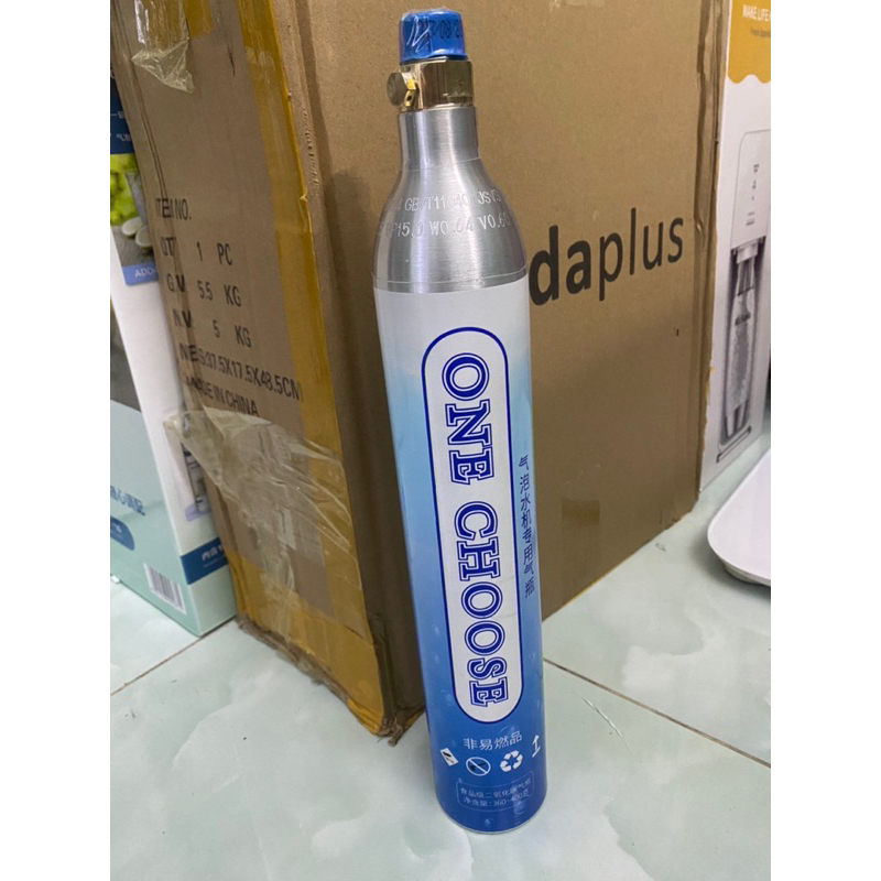 Chai Co2 dùng cho máy Soda phổ thông