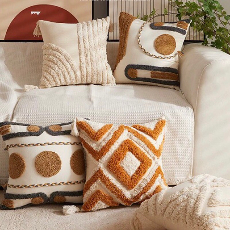 Bộ gối sofa Bohemian phong cách dân tộc cao cấp / Bohemian Pillow