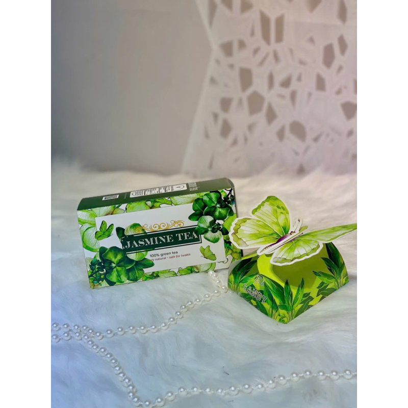 Vỏ TRÀ Nơ Trang Trí Giỏ quà Tết- Giấy Dày Đẹp