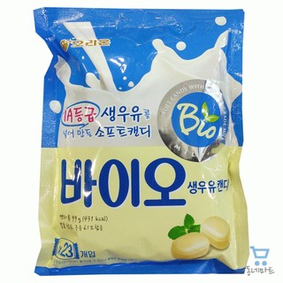 Kẹo bio vị sữa 90g orion hàn quốc 바이오생과즙캔디