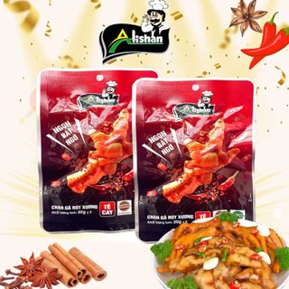 Combo 30 cái chân gà rút xương ủ vị cao cấp Alishan-đồ ăn vặt chân gà cay ủ vị tứ xuyên tương thơm ăn liền