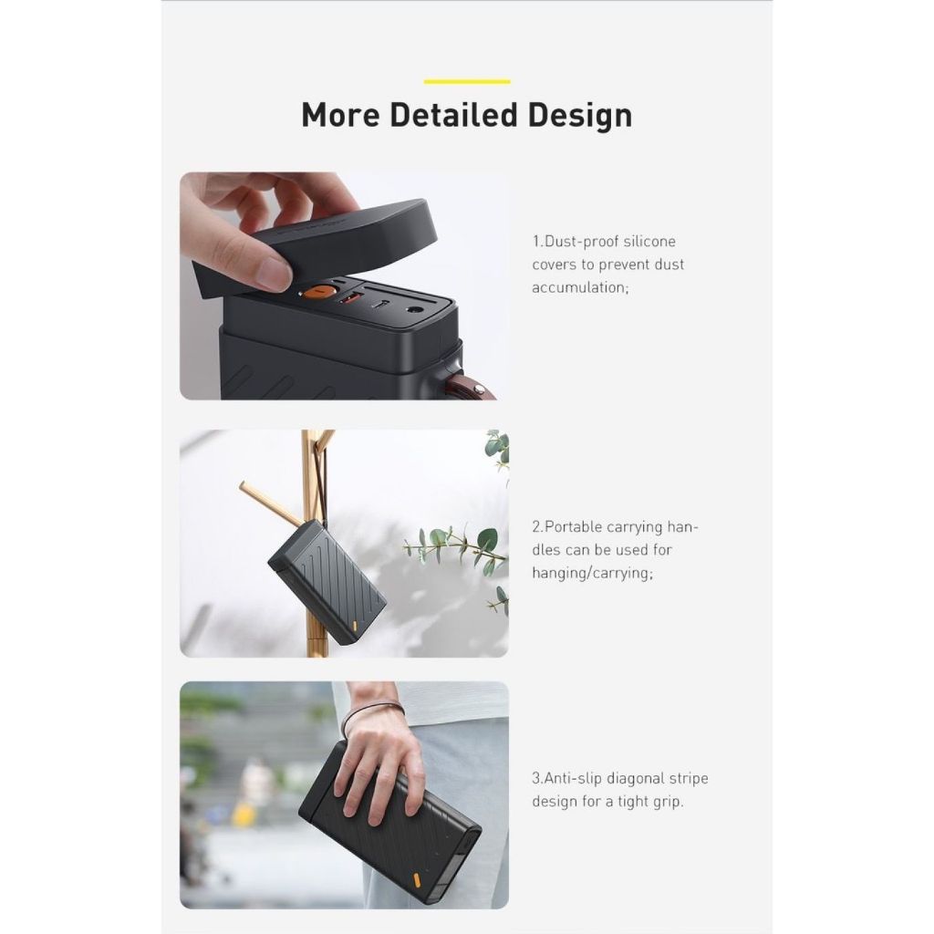 Bộ kích nguồn đa năng BASEUS Reboost Jump Starter 1600A kiêm pin sạc dự phòng sạc nhanh