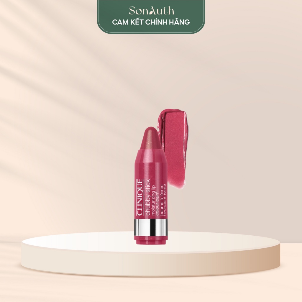 Son dưỡng Clinique Chubby Stick Moisturizing Lip Colour Balm - 07 Super Strawberry