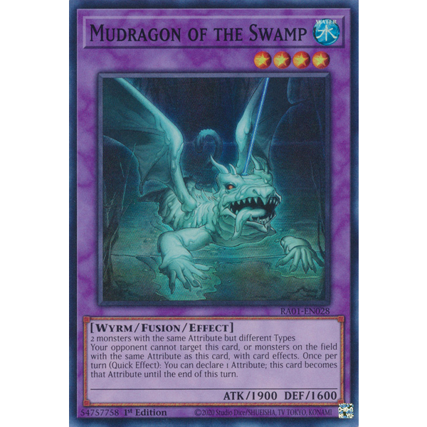Mudragon of the Swamp - RA01-EN028 - Super Rare