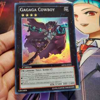 Thẻ bài Yugioh chính hãng | Gagaga Cowboy | Super Rare.