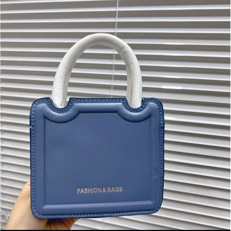 Túi mini đeo chéo đẹp da trơn dáng hộp vuông Fashion Bag