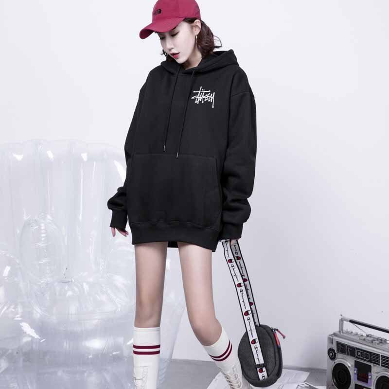 Áo Hoodie Nỉ Nam STUSSY, Chất Dầy Dặn, Áo Khoác Dáng Rộng Mũ To 2 Lớp, Hình In Đẹp - Khóa Dài Tau Chui Đầu - dt_shop