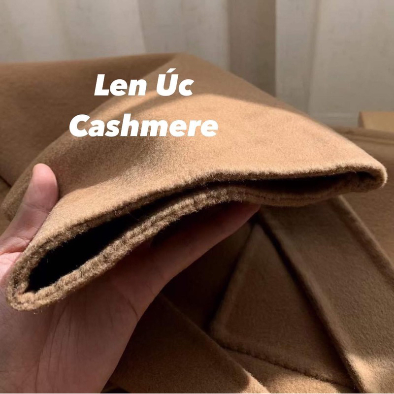 Áo dạ lowe size S màu nâu be xịn xò