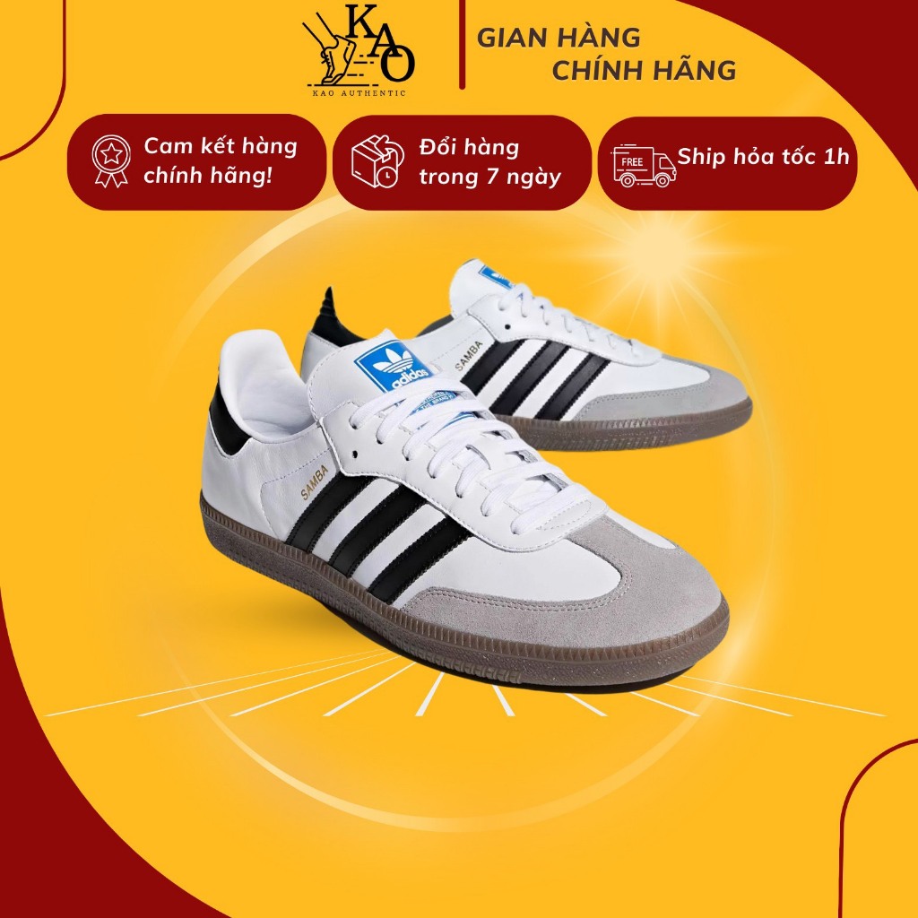 Giày Adidas Samba ‘Vegan’ Hàng Chuẩn Full Box