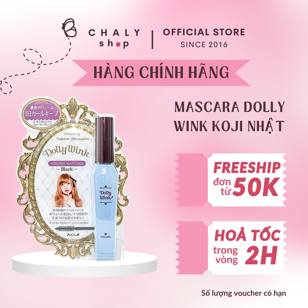 Mascara Dolly Wink Koji làm dày và dài mi Nhật mẫu mới