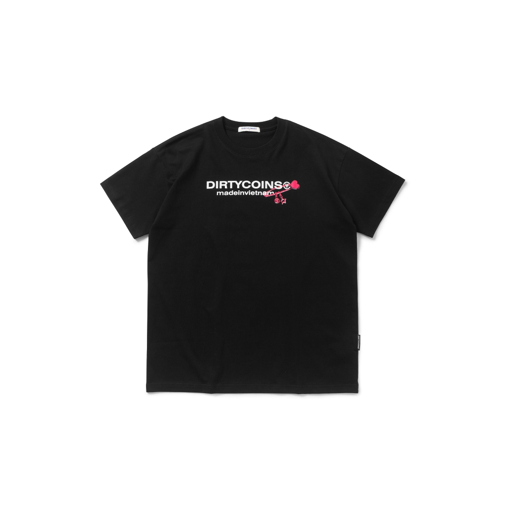 Áo Thun DirtyCoins Internet Friends Relaxed T-shirt - Black