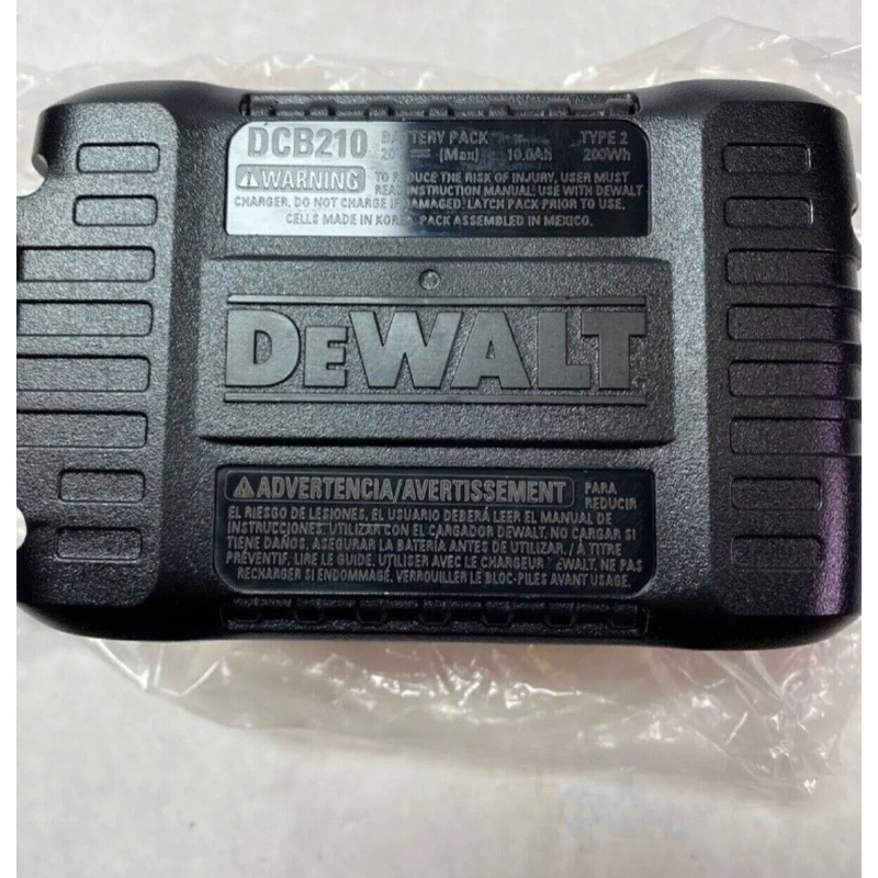PIN DEWALT DCB210 10Ah 20V nhập usa