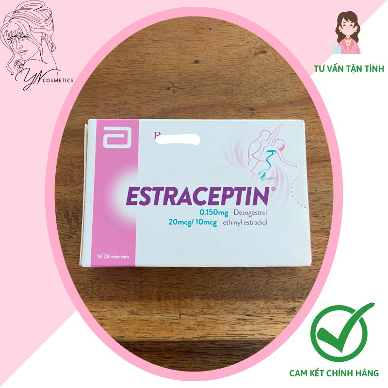 Estraceptin dành cho da mụn, tránh tha i vỉ 28 viên