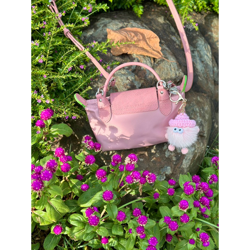 Túi Xách Longcharm Mini Hồng Xanh Size 17  -  By Anh Dinh Phuong