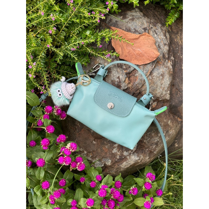 Túi Xách Longcharm Mini Hồng Xanh Size 17  -  By Anh Dinh Phuong