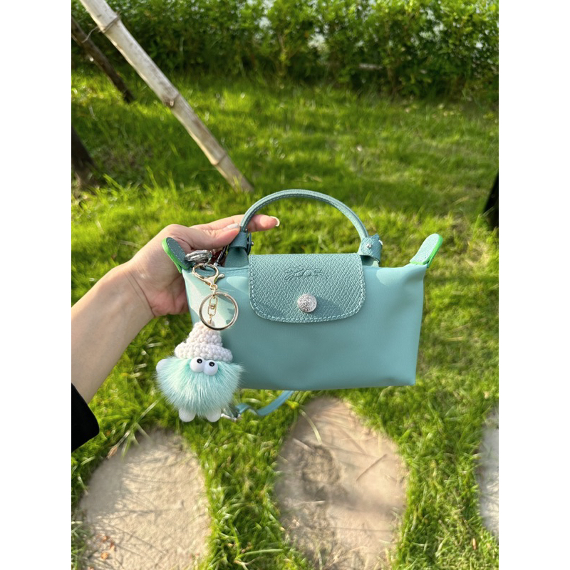 Túi Xách Longcharm Mini Hồng Xanh Size 17  -  By Anh Dinh Phuong