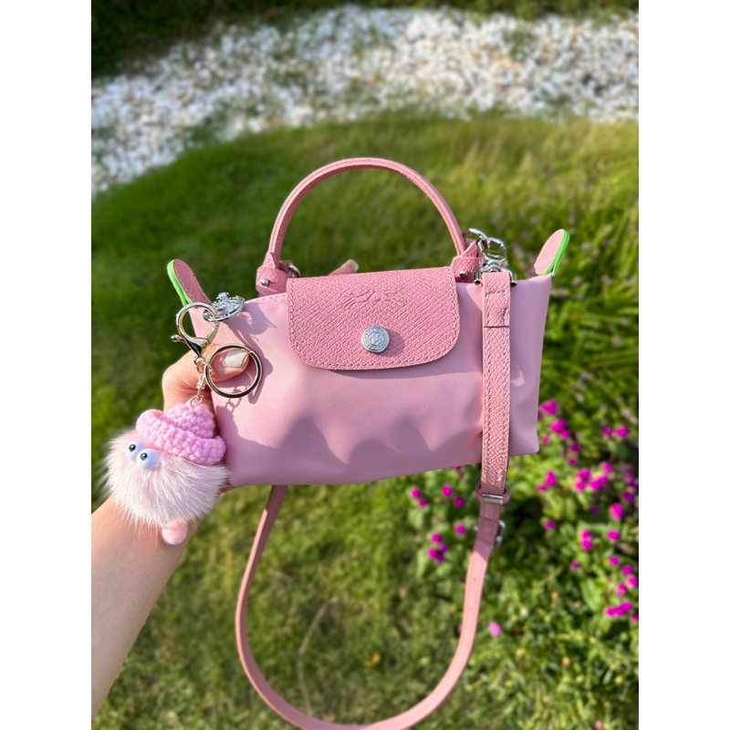 Túi Xách Longcharm Mini Hồng Xanh Size 17  -  By Anh Dinh Phuong