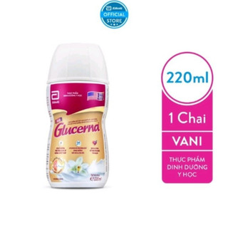 Thùng 30 chai sữa glucerna nước 220ml date 2/2025