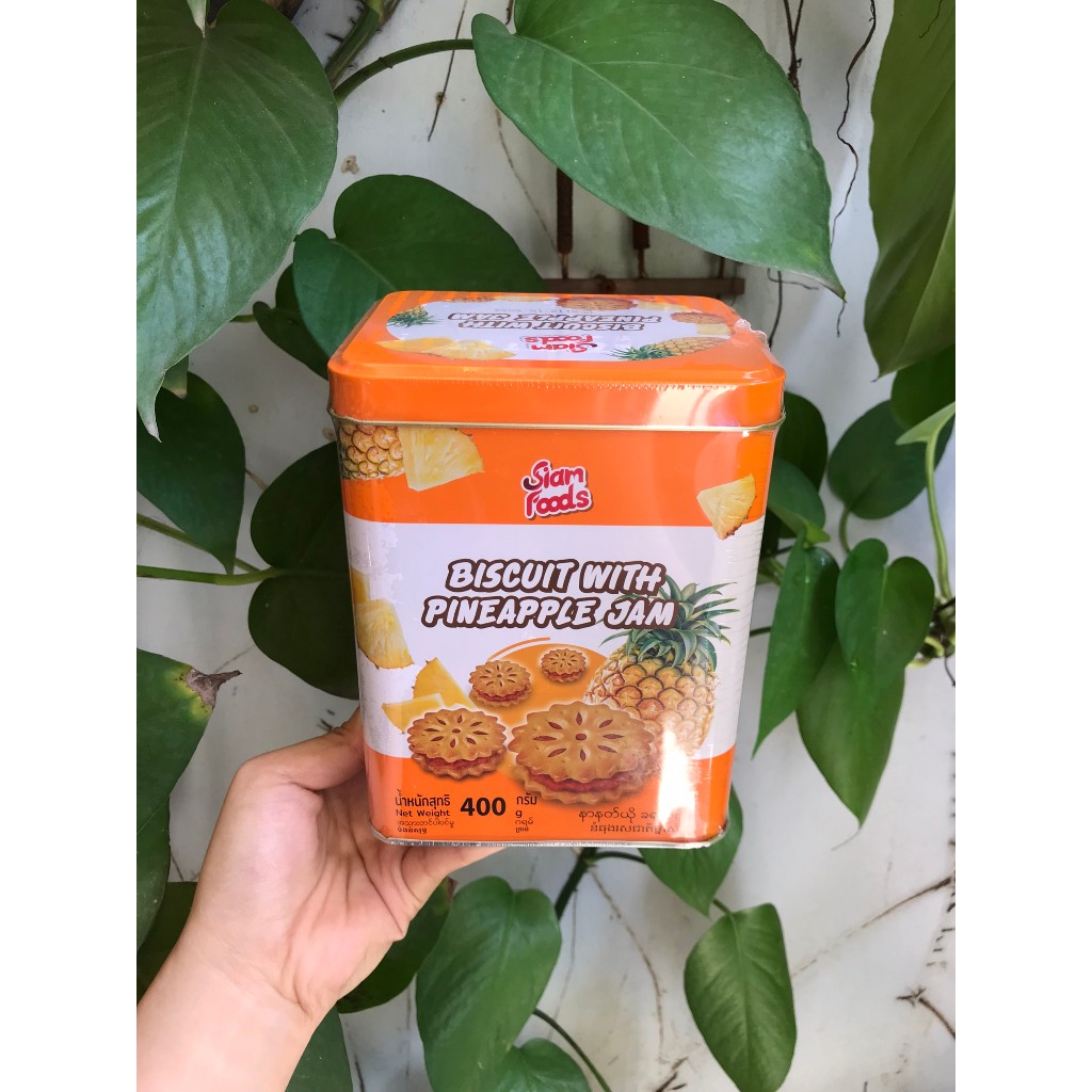 Bánh Quy Mứt Dứa Thái Lan Siam Foods Biscuit With Pineapple Jam