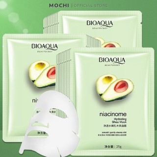 Mặt Nạ Giấy Bơ Trái Cây Dưỡng Trắng Da Cấp Ẩm Mờ Thâm Ngừa Mụn Mask Đắp Mặt Vitamin Nội Địa Trung BIOAQUA MOCHI SHOP