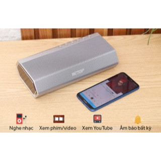 Loa Bluetooth Wetop H8008 Bạc