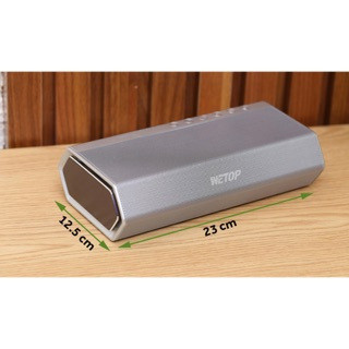 Loa bluetooth wetop h8008 bạc