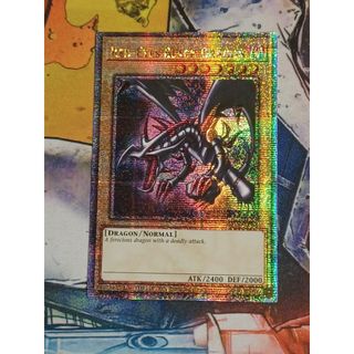 [ Dưa Hấu Yugioh ] Lá bài thẻ Rồng đen mắt đỏ red eyes black dragon - 25th secret rare - Tặng bọc bài nhựa bảo quản