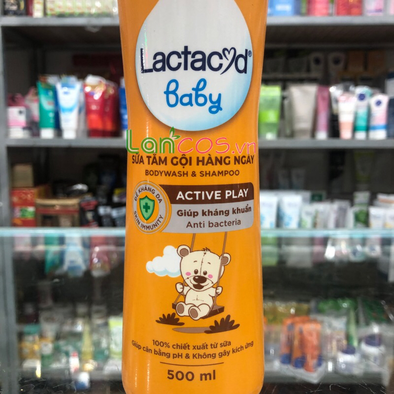 Sữa Tắm Gội Trẻ em Lactacyd Baby Active Play 500ml