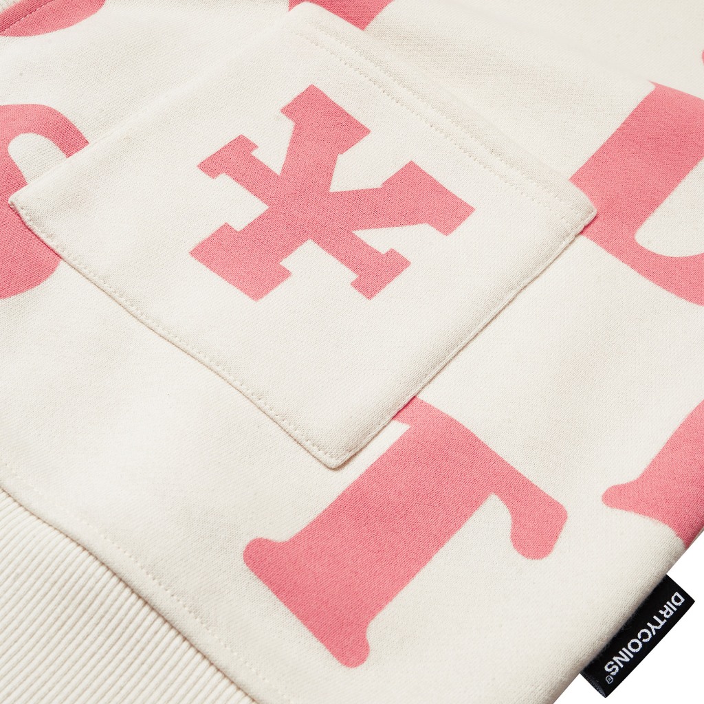 [Chỉ còn 276,570 sau khi áp voucher ]Áo Khoác DirtyCoins Print Cardigan - Ivory/Pink