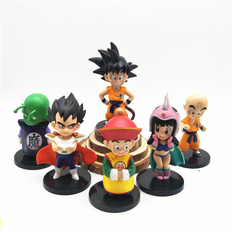 Mô hình Dragon Ball chibi - Tổng hợp các nhân vật trong DragonBall - Figure anime DragonBall - Songoku, Krillin, Vegeta,