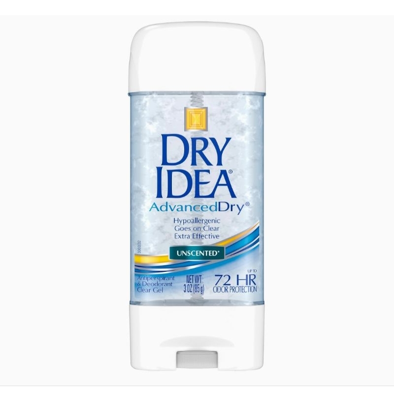 Gel lăn khử mùi Dry Idea Unscented ( 85g - 96ml ) - Hàng Mỹ.