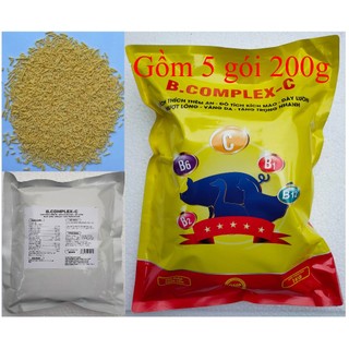 1 gói 1kg B.complex-c  dạng cốm dùng cho gia súc, gia câm, chó mèo