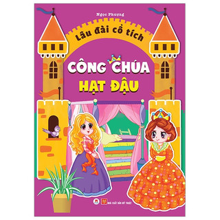 Sách - lâu đài cổ tích - công chúa hạt đậu - hhb