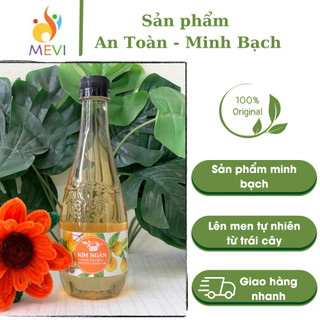 Giấm Táo Mèo Kim Ngân 450ml - không phẩm màu, không hóa chất, không chất bảo quản