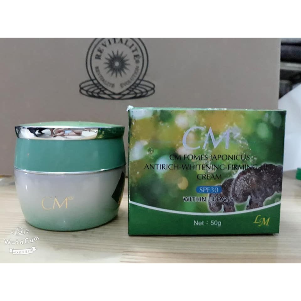 Kem CM® linh chi đỏ Chiu -Mien, dưỡng trắng da, sáng da, ngăn ngừa lão hóa SPF30 - 50g