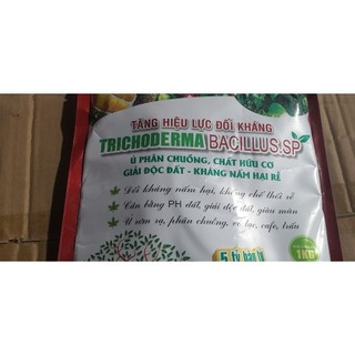 3 KG TRICHODEMA CÁNH BUỒM VÀNG- Ủ phân chuồng, giải độc đất